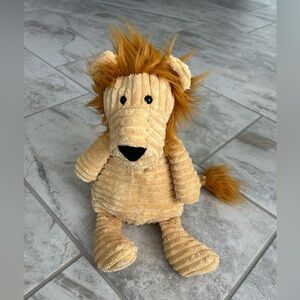 Jellycat London Cordy Roy Lion Golden Ribbed 15" Stuffed Plush Retired